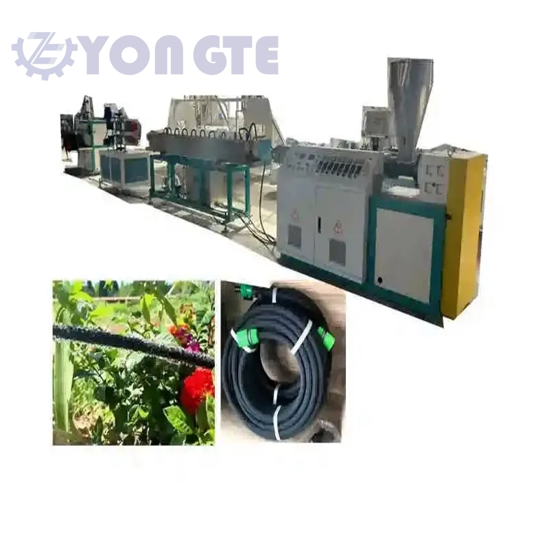 يحول خط إنتاج أنابيب التسرب المطاطي من Yongte إطارات النفايات إلى أدوات للري فعالة.