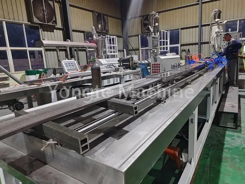 calibration table of plastic lumber panel making machine